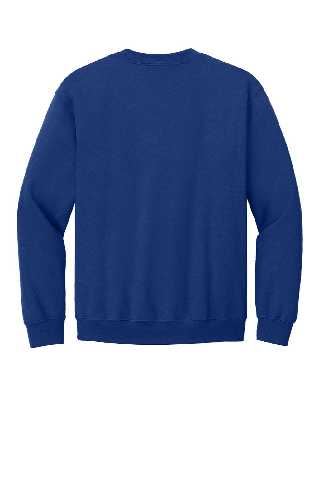 Gildan 18000 Mens Pill Resistant Fleece Crewneck Sweatshirt Fan Deep Royal Blue Flat Back