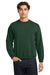 Gildan 18000 Mens Pill Resistant Fleece Crewneck Sweatshirt Fan Dark Green Model Front