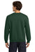 Gildan 18000 Mens Pill Resistant Fleece Crewneck Sweatshirt Fan Dark Green Model Back