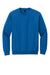 Gildan 18000 Mens Pill Resistant Fleece Crewneck Sweatshirt Neon Blue Flat Front