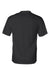 Badger 4120 Mens B-Core Moisture Wicking Short Sleeve Crewneck T-Shirt Black Flat Back