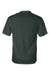 Badger 4120 Mens B-Core Moisture Wicking Short Sleeve Crewneck T-Shirt Forest Green Flat Back