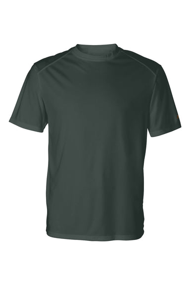 Badger 4120 Mens B-Core Moisture Wicking Short Sleeve Crewneck T-Shirt Forest Green Flat Front