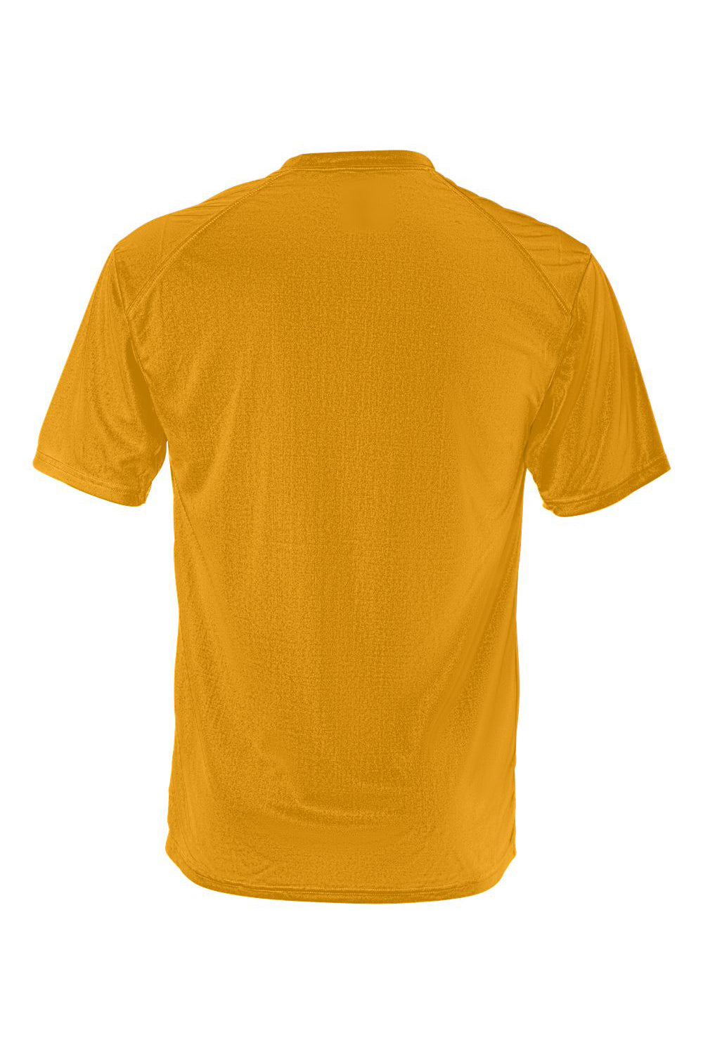 Badger 4120 Mens B-Core Moisture Wicking Short Sleeve Crewneck T-Shirt Gold Flat Back