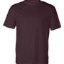 Badger Mens B-Core Moisture Wicking Short Sleeve Crewneck T-Shirt - Maroon - NEW