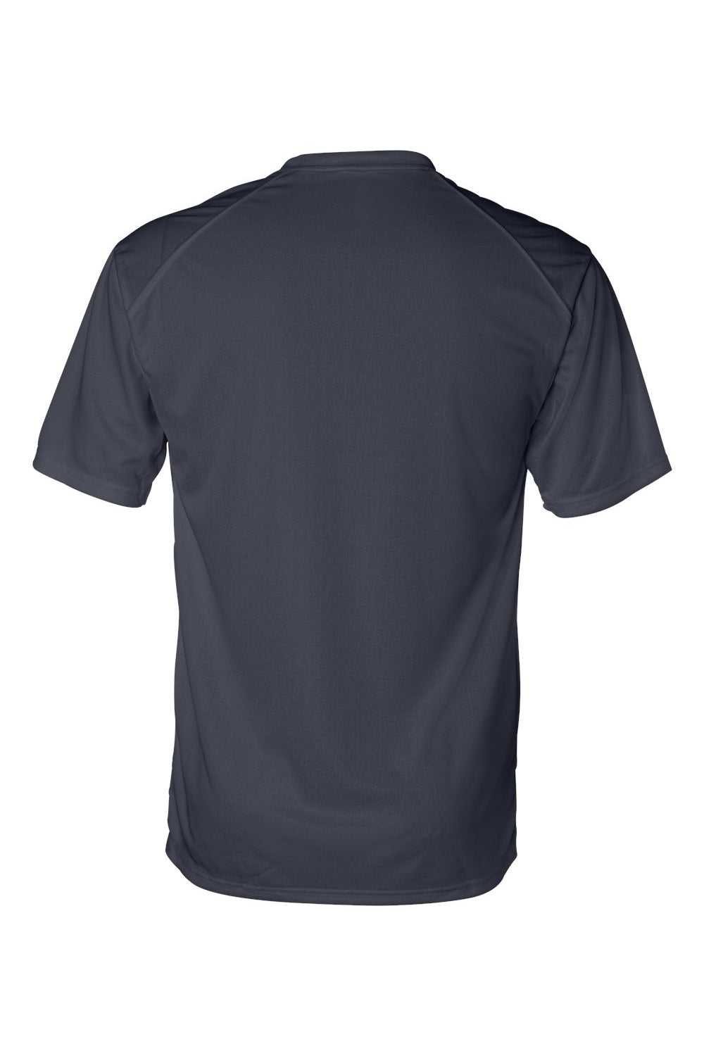 Badger 4120 Mens B-Core Moisture Wicking Short Sleeve Crewneck T-Shirt Navy Blue Flat Back