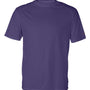 Badger Mens B-Core Moisture Wicking Short Sleeve Crewneck T-Shirt - Purple - NEW