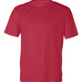 Badger Mens B-Core Moisture Wicking Short Sleeve Crewneck T-Shirt - Red - NEW