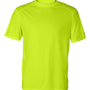 Badger Mens B-Core Moisture Wicking Short Sleeve Crewneck T-Shirt - Safety Yellow - NEW