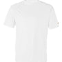 Badger Mens B-Core Moisture Wicking Short Sleeve Crewneck T-Shirt - White - NEW