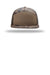 Richardson Hats 168P Mens Printed Snapback Trucker Hat Bark Duck Camo/Brown Flat Front