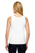 Augusta Sportswear 1705 Womens Training Moisture Wicking Tank Top White Model Back