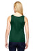 Augusta Sportswear 1705 Womens Training Moisture Wicking Tank Top Dark Green Model Back