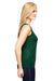 Augusta Sportswear 1705 Womens Training Moisture Wicking Tank Top Dark Green Model Side