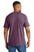 Comfort Colors 1717 Mens Short Sleeve Crewneck T-Shirt Berry Purple Model Back
