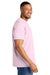 Comfort Colors 1717 Mens Short Sleeve Crewneck T-Shirt Blossom Pink Model Side
