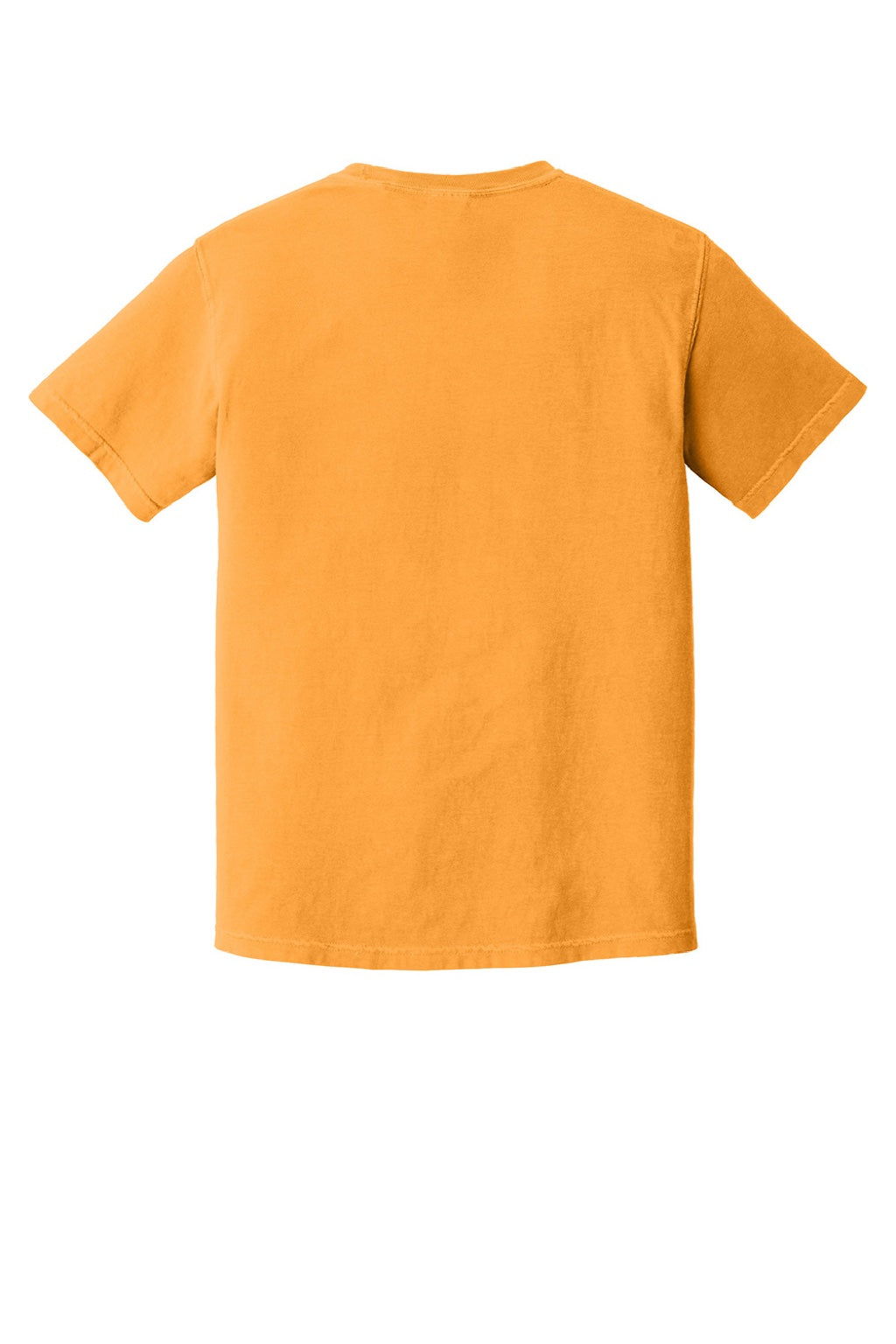 Comfort Colors 1717 Mens Short Sleeve Crewneck T-Shirt Bright Orange Flat Back