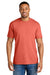 Comfort Colors 1717 Mens Short Sleeve Crewneck T-Shirt Bright Salmon Model Front