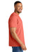 Comfort Colors 1717 Mens Short Sleeve Crewneck T-Shirt Bright Salmon Model Side