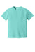 Comfort Colors 1717 Mens Short Sleeve Crewneck T-Shirt Chalky Mint Green Flat Front