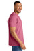 Comfort Colors 1717 Mens Short Sleeve Crewneck T-Shirt Crunchberry Pink Model Side