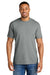 Comfort Colors 1717 Mens Short Sleeve Crewneck T-Shirt Granite Grey Model Front