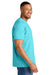 Comfort Colors 1717 Mens Short Sleeve Crewneck T-Shirt Lagoon Blue Model Side