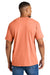 Comfort Colors 1717 Mens Short Sleeve Crewneck T-Shirt Melon Orange Model Back
