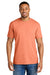 Comfort Colors 1717 Mens Short Sleeve Crewneck T-Shirt Melon Orange Model Front
