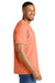 Comfort Colors 1717 Mens Short Sleeve Crewneck T-Shirt Melon Orange Model Side