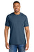 Comfort Colors 1717 Mens Short Sleeve Crewneck T-Shirt Midnight Blue Model Front