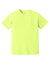 Comfort Colors 1717 Mens Short Sleeve Crewneck T-Shirt Neon Lemon Yellow Flat Front