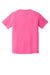 Comfort Colors 1717 Mens Short Sleeve Crewneck T-Shirt Neon Pink Flat Back
