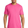 Comfort Colors Mens Short Sleeve Crewneck T-Shirt - Neon Pink