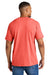 Comfort Colors 1717 Mens Short Sleeve Crewneck T-Shirt Neon Red Orange Model Back