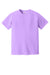 Comfort Colors 1717 Mens Short Sleeve Crewneck T-Shirt Neon Violet Purple Flat Front