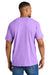 Comfort Colors 1717 Mens Short Sleeve Crewneck T-Shirt Neon Violet Purple Model Back
