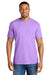 Comfort Colors 1717 Mens Short Sleeve Crewneck T-Shirt Neon Violet Purple Model Front