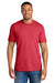 Comfort Colors 1717 Mens Short Sleeve Crewneck T-Shirt Paprika Red Model Front