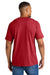 Comfort Colors 1717 Mens Short Sleeve Crewneck T-Shirt Red Model Back