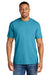 Comfort Colors 1717 Mens Short Sleeve Crewneck T-Shirt Sapphire Blue Model Front