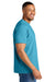 Comfort Colors 1717 Mens Short Sleeve Crewneck T-Shirt Sapphire Blue Model Side