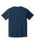 Comfort Colors 1717 Mens Short Sleeve Crewneck T-Shirt True Navy Blue Flat Back
