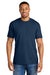 Comfort Colors 1717 Mens Short Sleeve Crewneck T-Shirt True Navy Blue Model Front