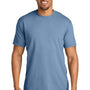 Comfort Colors Mens Short Sleeve Crewneck T-Shirt - Washed Denim Blue