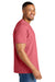 Comfort Colors 1717 Mens Short Sleeve Crewneck T-Shirt Watermelon Pink Model Side