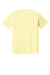 Comfort Colors 1717 Mens Short Sleeve Crewneck T-Shirt Banana Yellow Flat Back
