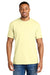 Comfort Colors 1717 Mens Short Sleeve Crewneck T-Shirt Banana Yellow Model Front