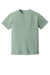 Comfort Colors 1717 Mens Short Sleeve Crewneck T-Shirt Bay Green Flat Front