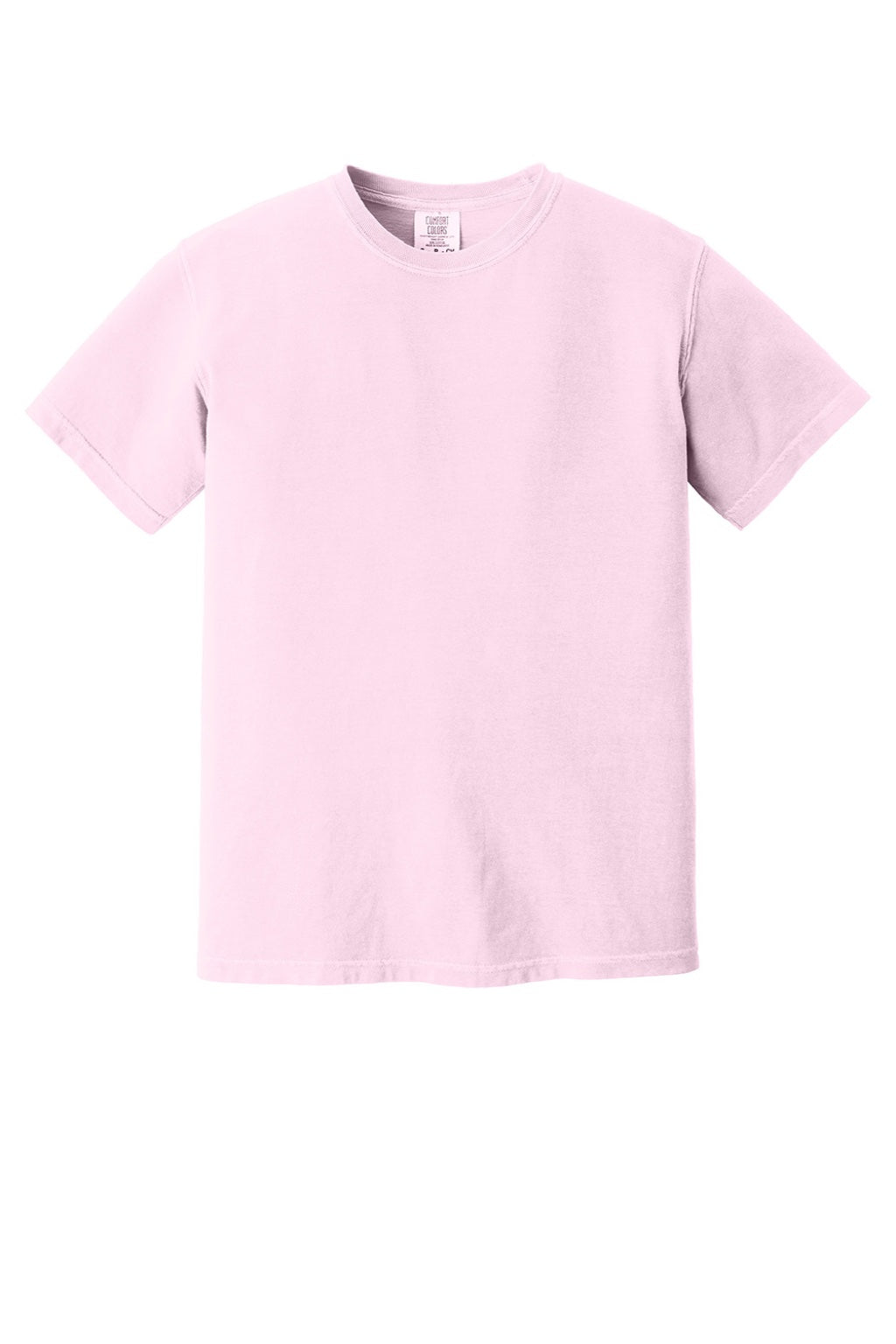 Comfort Colors 1717 Mens Short Sleeve Crewneck T-Shirt Blossom Pink Flat Front